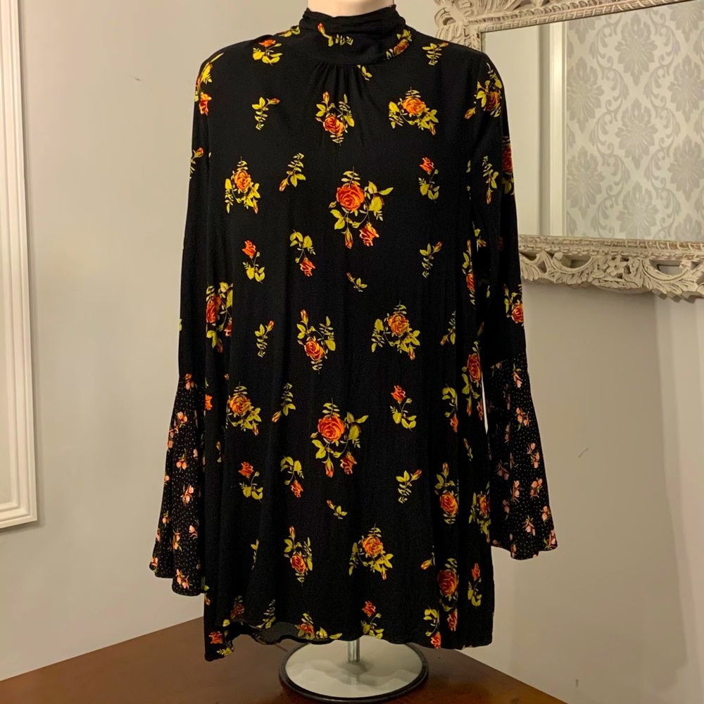 Free People Backless Floral Dress or Tunic